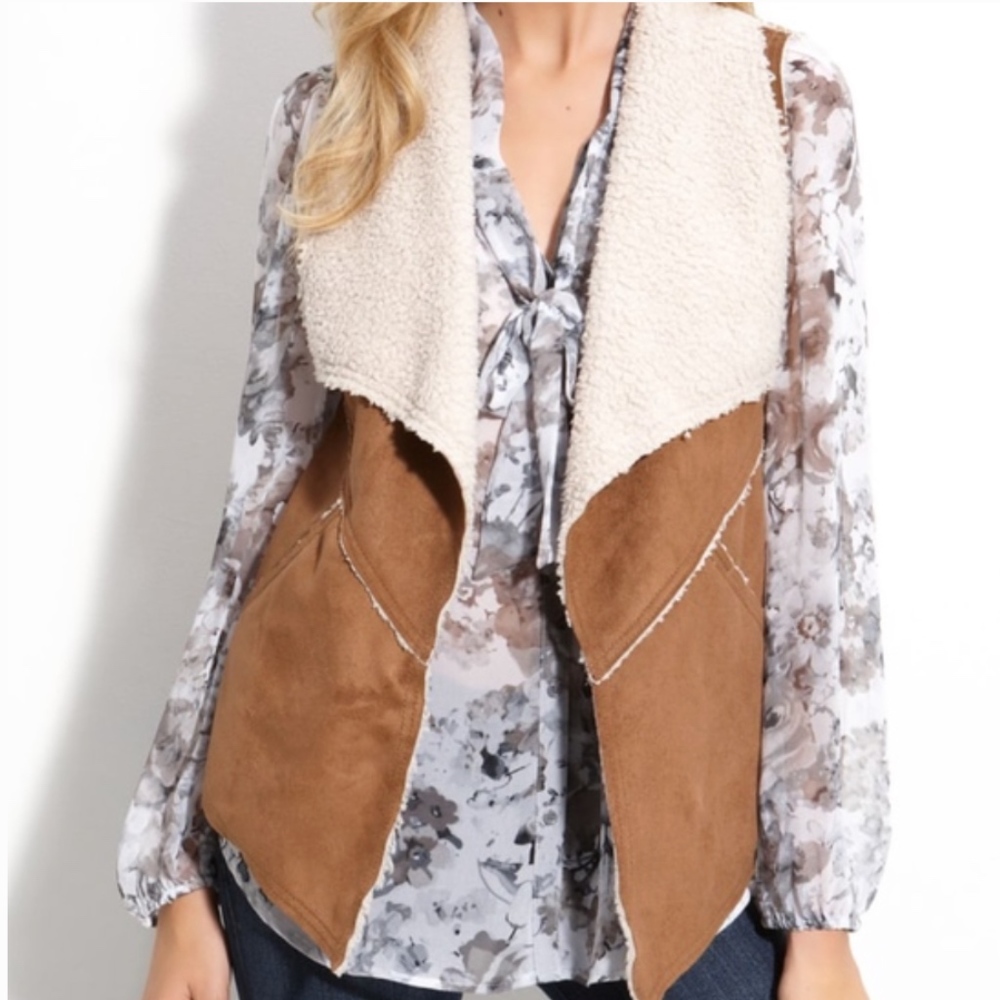 Sanctuary Charlie Faux Shearling Vest